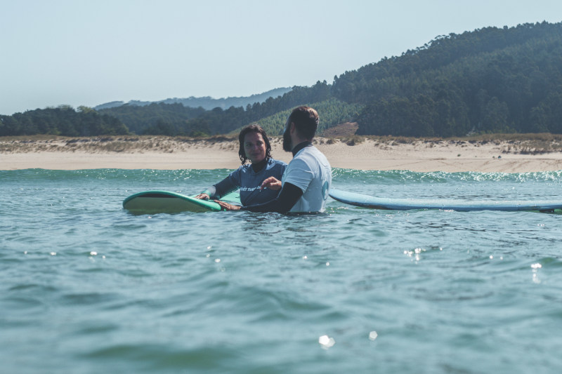 surf coaching surf instruction galicia